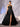 Asymmetrical Sparkly Lace Prom Dress Long - Black