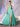 Asymmetrical Sparkly Lace Prom Dress Long - Mint Green