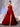 Asymmetrical Sparkly Lace Prom Dress Long - Red