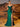 Off Shoulder Hand Beading Boned Mermaid Prom Dress - Dark Green