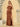 Off Shoulder Acetate Satin Pleated Bridesmaid Dress With Split - Burnt Orange