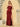 Off Shoulder Acetate Satin Pleated Bridesmaid Dress With Split - Desert Rose