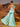 Hot Fix One Shoulder Lace Waist Drop Prom Dress - Mint Green