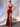Luxury Beaded Boned Mermaid Prom Dress With Split-Red