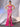 Pleated Boned Mermaid Satin Prom Dress With Slit-Hot Pink