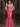 Sparkly Beading Sequin Embroidery Side Split Prom Dress - Hot Pink