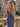 Sparkly Beading Sequin Embroidery Side Split Long Mermaid Prom Dress in Royal Blue