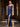 Sparkly Beading Sequin Embroidery Side Split Prom Dress - Royal Blue