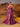 Asymmetrical Removable Bow Drop Ball Gown Prom Dress With Pocket - Fuchsia