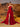Asymmetrical Removable Bow Drop Ball Gown Prom Dress With Pocket - Red