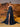 Asymmetrical Removable Bow Drop Ball Gown Prom Dress With Pocket - Navy Blue