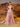 Asymmetrical Removable Bow Drop Ball Gown Prom Dress With Pocket - Blush Pink