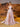 Asymmetrical Removable Bow Drop Ball Gown Prom Dress With Pocket - Dirty Pink