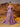 Asymmetrical Removable Bow Drop Ball Gown Prom Dress With Pocket - Wisteria