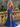 Sparkly Lace Cut Waist Split Long Mermaid Prom Dress in Royal Blue