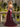 Sparkly Lace Cut Waist Split Long Mermaid Prom Dress in Burgundy