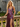 Sparkly Lace Cut Waist Split Long Mermaid Prom Dress in Burgundy