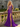 Sparkly Lace Cut Waist Split Long Mermaid Prom Dress in Purple