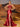 Cut Front Lace Embroidery Mermaid Prom Dress With Slit-Red