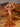 Halter Cut Front Lace Embroidery Mermaid Satin Prom Dress-Burnt Orange