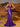 Halter Cut Front Lace Embroidery Mermaid Satin Prom Dress-Purple