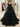 Off Shoulder Ruffled Tiered Lace Embroidery Tulle Ball Gown Prom Dress - Black
