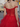 Off Shoulder Ruffled Tiered Lace Embroidery Tulle Ball Gown Prom Dress - Red